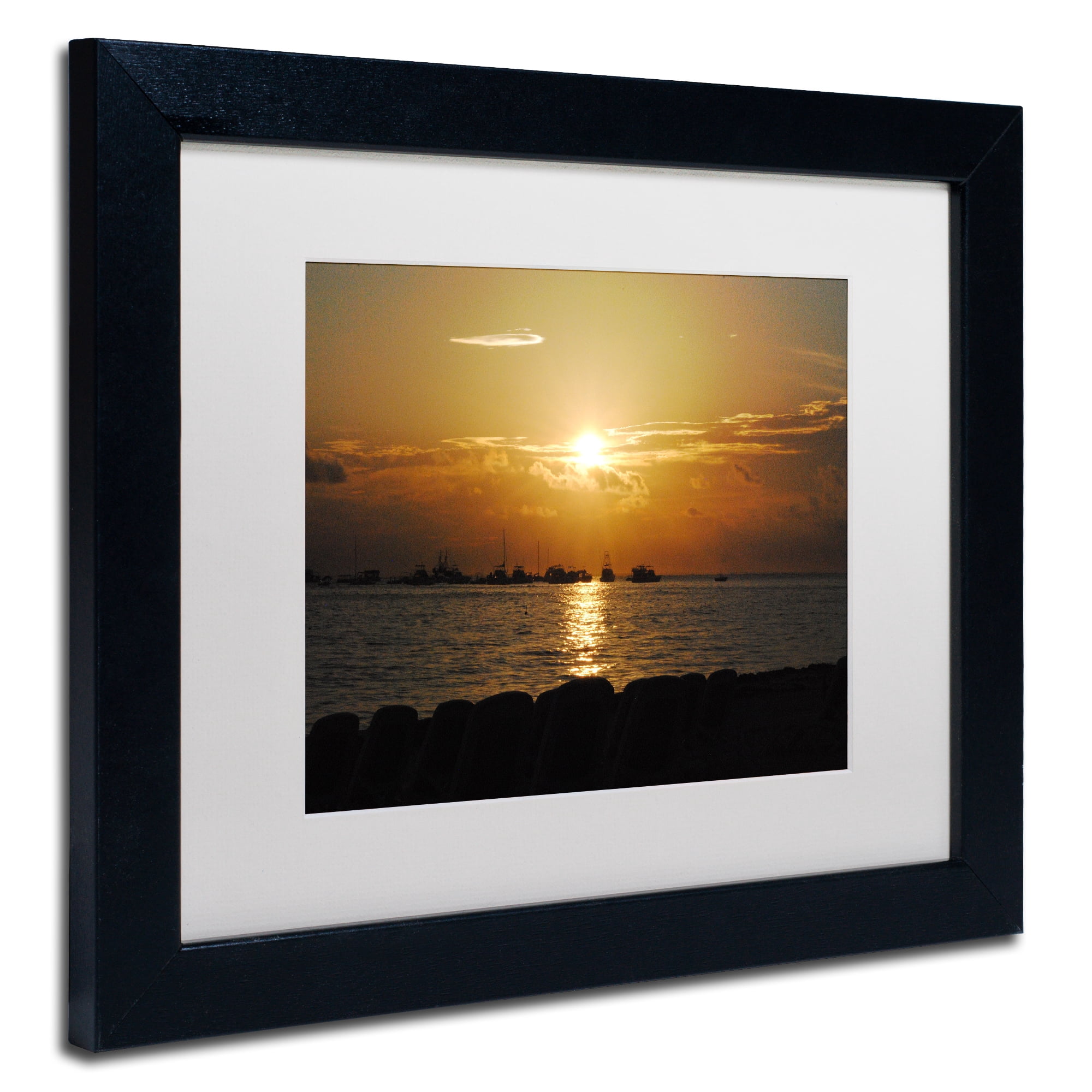 Trademark Fine Art "Fairytale" Canvas Art by Monica Mize, White Matte, Black Frame