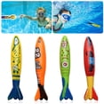 thumbnail image 2 of Juguete de buceo de verano para niños, piscina, juguete acuático, esnórquel, torpedo, palo de buceo, juego combinado de gemas, 2 of 6
