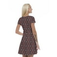 thumbnail image 2 of Women’s A Line Tribal Summer Dress, Retro Triangle Arrangement, Cross Wrap V Neck, 6 Sizes, by Ambesonne, 2 of 2