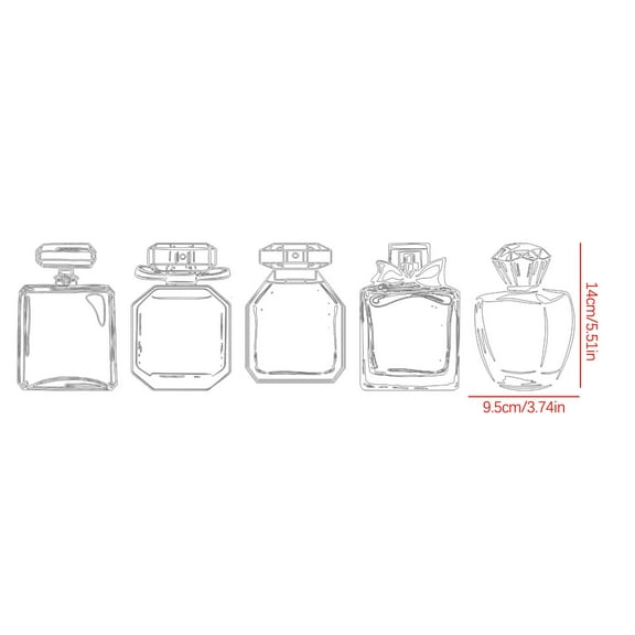 Moocorvic 20Pcs Transparent Dried Flower Bookmarks Craft, Clear Drift Bottle Bookmark, Flower Page Clips Bookmarks, Clear Flower Page Sticker, Glassware Stickers(B)