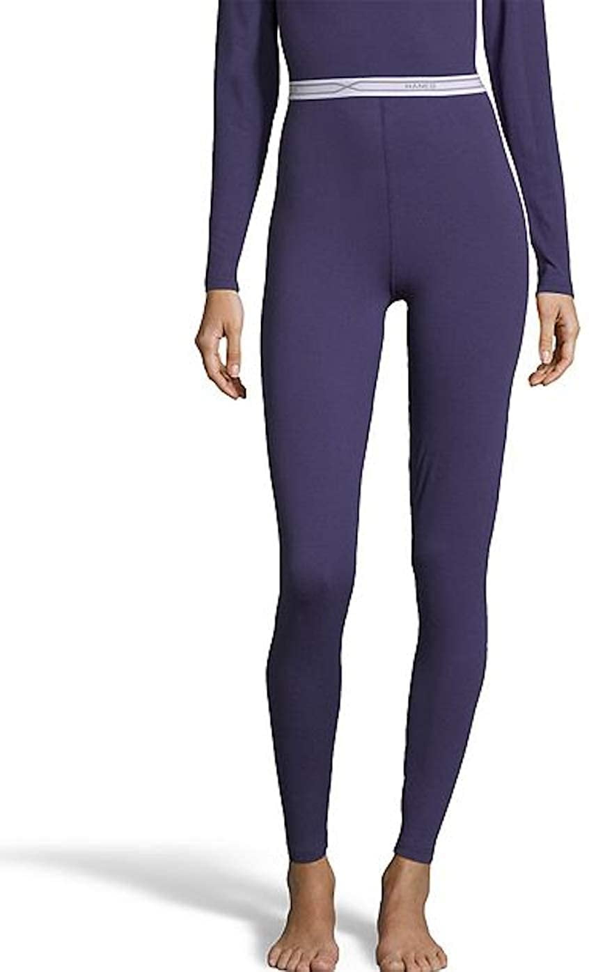 Hanes Womens Print 4-Way Stretch Thermal Crew Pant, Astral Black Grey, Small - Walmart.com