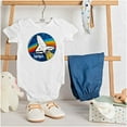 thumbnail image 3 of NASA Retro Vintage Space Shuttle Cool Romper Boys or Girls Infant Baby Brisco Brands 6M, 3 of 7
