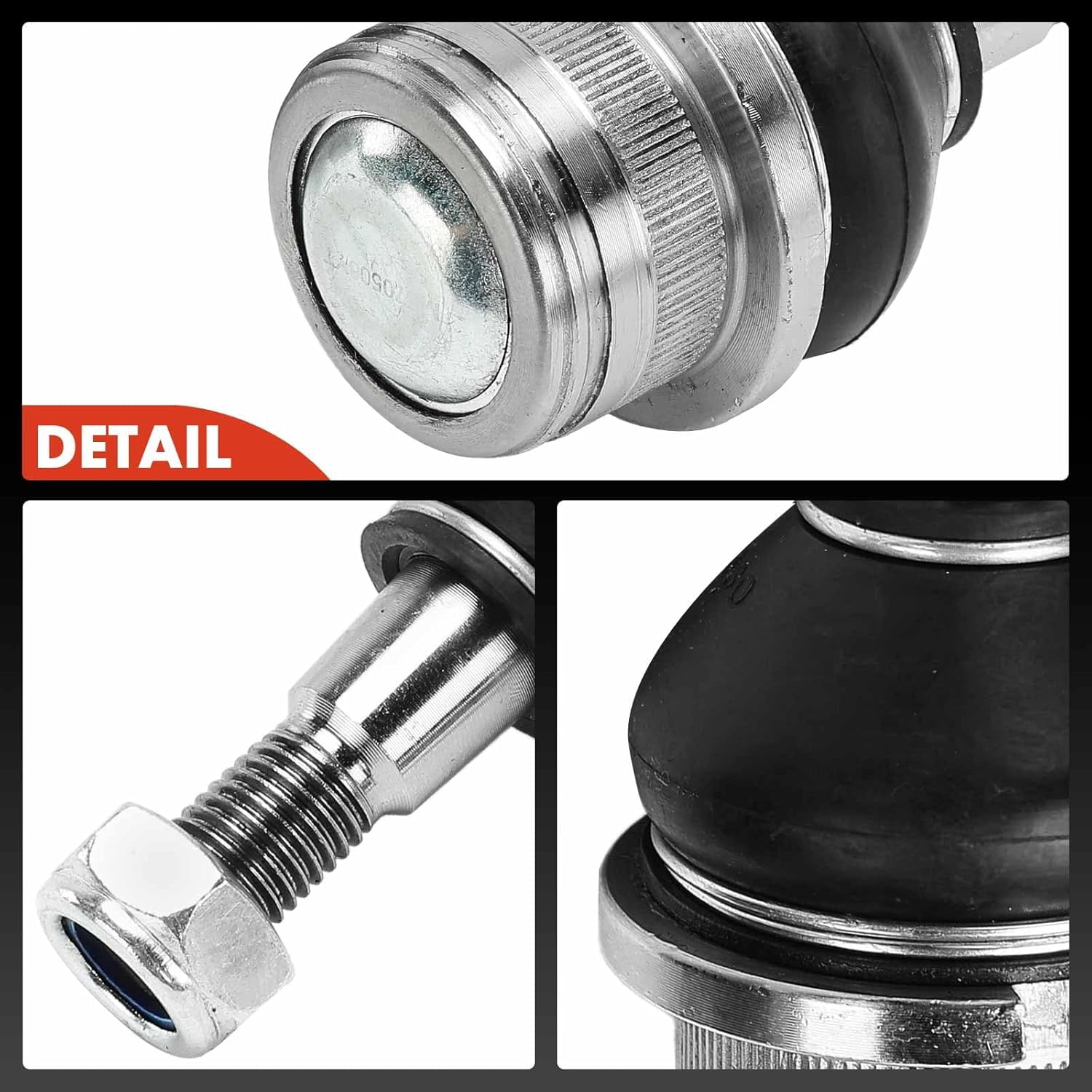 A-Premium Set of 4, Front Upper & Lower Ball Joints Kit, Compatible with Volkswagen Beetle 1969-1977, Karmann Ghia 1965-1974