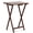Honey Oak, variant on PJ Foldable TV Tray Table (Set of 2, Espresso) – Foldable, Portable Snack and Dining Table; Home Furniture for Living Room, Bedroom, and Kitchen