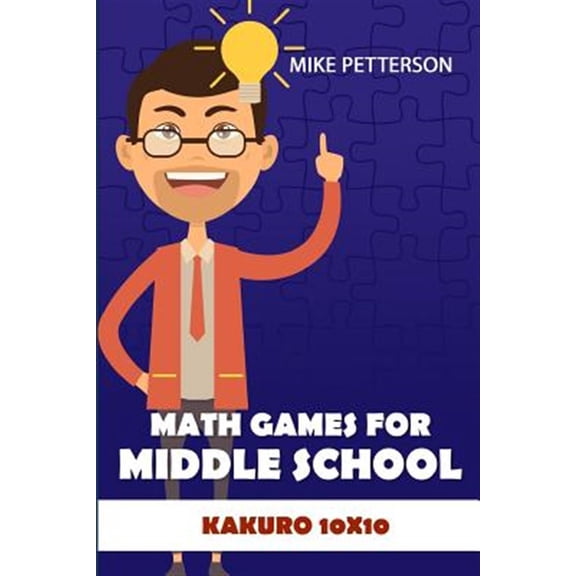 Pre-Owned Math Games for Middle School: Kakuro 10x10