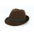 thumbnail image 2 of Britta Products Fedora Holiday Oktoberfest Hat - Wool - Brown XL (7 1/2 to 7 5/8), 2 of 5