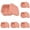 Orange, variant on VMWMSSR Small Silicone Food Storage Container Reusable Lunch Box Leak-Proof Food & Snack Container For Microwave, Freezer & Travel(Pink-3.1")
