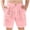 Pink, variant on Scyoekwg Boys Cotton Shorts Solid Color Elastic Waisted Sports Straight Leg Shorts Casual Comfortable Pants with Pockets Beige 7-8 Years