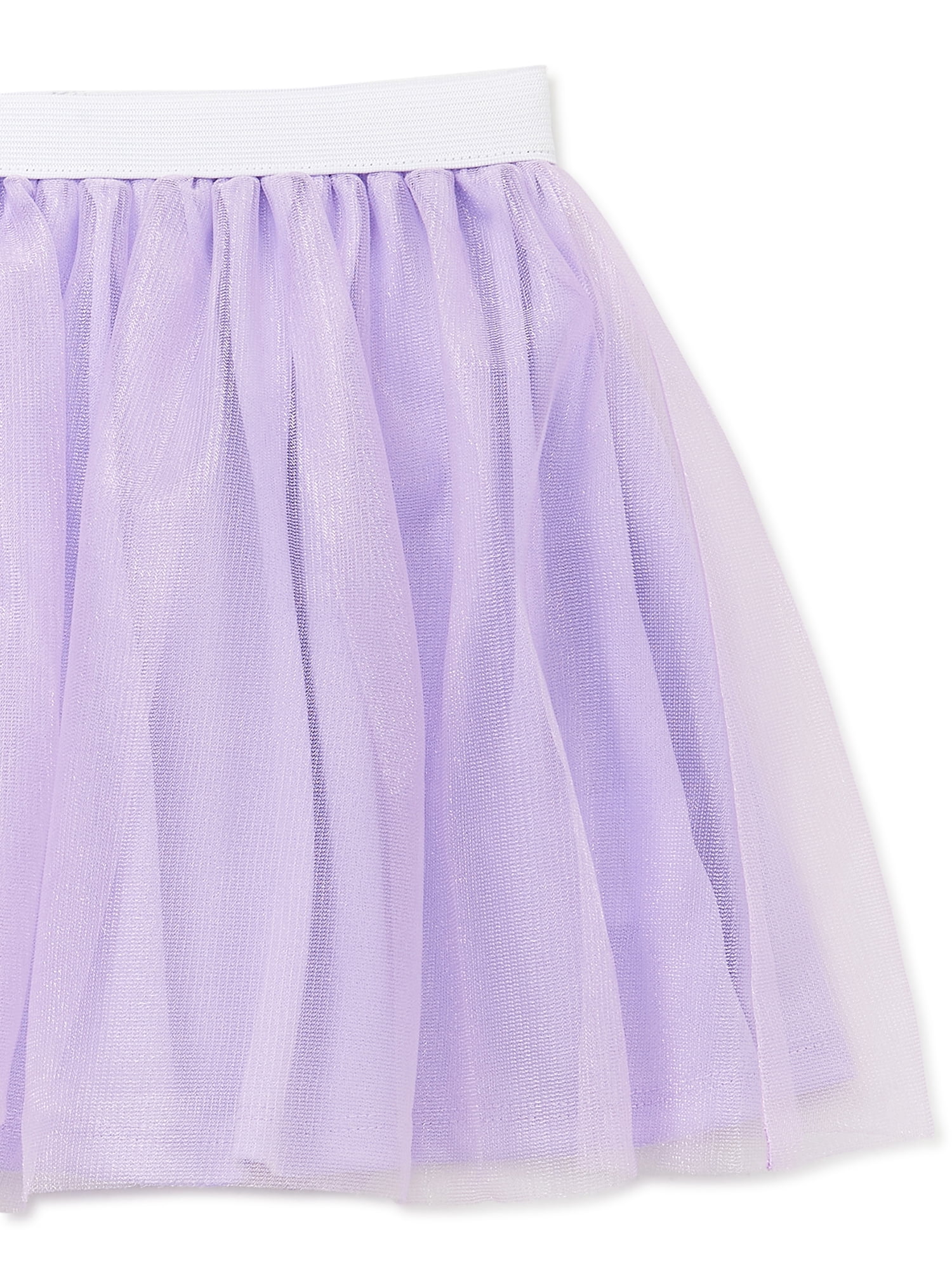 Frozen Toddler Girls Top, Skirt, Biker Shorts Set, 4-Piece, Sizes 12M-5T