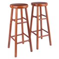 thumbnail image 1 of Winsome Tabourets de bar à siège pivotant Oakley, ensemble de 2, cerisier, 1 of 6