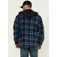 thumbnail image 4 of Hawx Work Gear Men's Hooded Printed Polar Fleece Jacket Navy   US, 4 of 4
