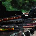 thumbnail image 3 of justharion BBQ Basket Iron Wire Kebab Grilling Rack Rectangle Wooden Handle Rust Protection Barbecue Vegetable Clip Shrimp Sausage Meat, 3 of 7