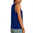 thumbnail image 5 of GUACER Vests for Women Trendy Pleated Round Neck Loose Fit Solid Color Tank Tops, 5 of 6