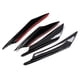 thumbnail image 4 of Divisor 4 Unids/set Universal Fibra De Carbono Estilo Coche Parachoques Delantero Canards Divisor Aletas Deflector, 4 of 7