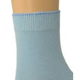 thumbnail image 3 of Sierra Socks Women's Bamboo Low Cut Shorties 1-Pair OR 3-Pair Pack Socks 2104 (Sock Size:9-11, Shoe Size: 4-10, Assorted (Yellow/Lt. Blue/Pink)), 3 of 8