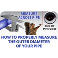 thumbnail image 4 of 2-7/8"" Chain Link Fence Gate Post Hinge - Use For 2-7/8"" Outside Diameter Post/Pipe - Galvanized Chain Link Post Gate Hinge - Nut/Bolt Included For Hinge (2 Pack), 4 of 5