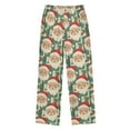 thumbnail image 2 of joogoo Vintage Santa Claus Pajama Pants Pj Bottoms Sleepwear Lounge XL, 2 of 9