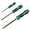 Green, variant on Yalin 3-Piece Ratchet Telescopic Screwdriver,Double-Head Magnetic Ratcheting Screw Driver,Adjustable Rod Length,The Tip of the Rod are Slotted and Phillips,Industrial Strength,Easy to Load (Green)