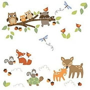 Lambs Ivy Woodland Tales Forest Animals Wall DecalsAppliques