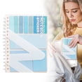 thumbnail image 2 of Multi-Functional Sticky Note Set, A6 Notebook with Colorful Index Tabs, Clear Self-Stick Note Pads, 5.7x4.13 Inch for Home Office Supplies, Reusable and Writable Transparent Notes,Blue, 2 of 9