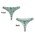 thumbnail image 3 of Kdxio Teckel Chiot Motif String Sans Couture pour Femmes - String Taille Basse Invisible Extensible Culottes pour Femmes, Culottes Respirantes Échancrées-TP, 3 of 6