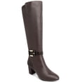 thumbnail image 1 of Karen Scott Womens Isabell Faux Leather Tall Knee-High Boots, 1 of 3