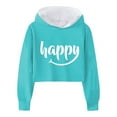 thumbnail image 4 of FAOWME Big Kids Girls Hoodies Long Sleeved Letter Print Fashion Comfortable Loose Fit Sweatshirts For Daily Wear Sky Blue 6-7 Years, 4 of 4