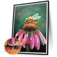 thumbnail image 2 of Cuadros Decorativos 5D bricolaje taladro redondo completo diamante pintura flor kit decoración del hogar arte artesanía(7) Wdftyju de costura negro 4 estilos, 2 of 9