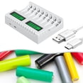 thumbnail image 4 of 1Pc Lcd Display Battery Charger With 8 Slot For Aa/Aaa Nicd Rechargeable Battery, 4 of 8