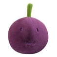 thumbnail image 1 of Peluche de fruta, uva de peluche, cojín coleccionable cómodo para sofá. 45 centímetros, 1 of 9
