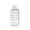 thumbnail image 1 of Molde para bolas de hielo 2 en 1 Molde para fabricar cubitos de hielo para botellas de agua Molde para hacer bolas con tapa a prueba de fugas, blanco transparente Advancent HA005102-03B, 1 of 6