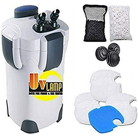 SunSun Hw303B 370GPH Pro Canister Filter Kit with 9-watt UV Sterilizer