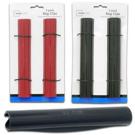 Mainstays 17261 2 Pack EZ-Clip Bag Clips - 6 Packs