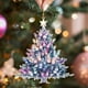 thumbnail image 3 of Adorned Christmas Tree Acrylic Ornament Sparkling Holiday Decor With Designs, 3 of 3