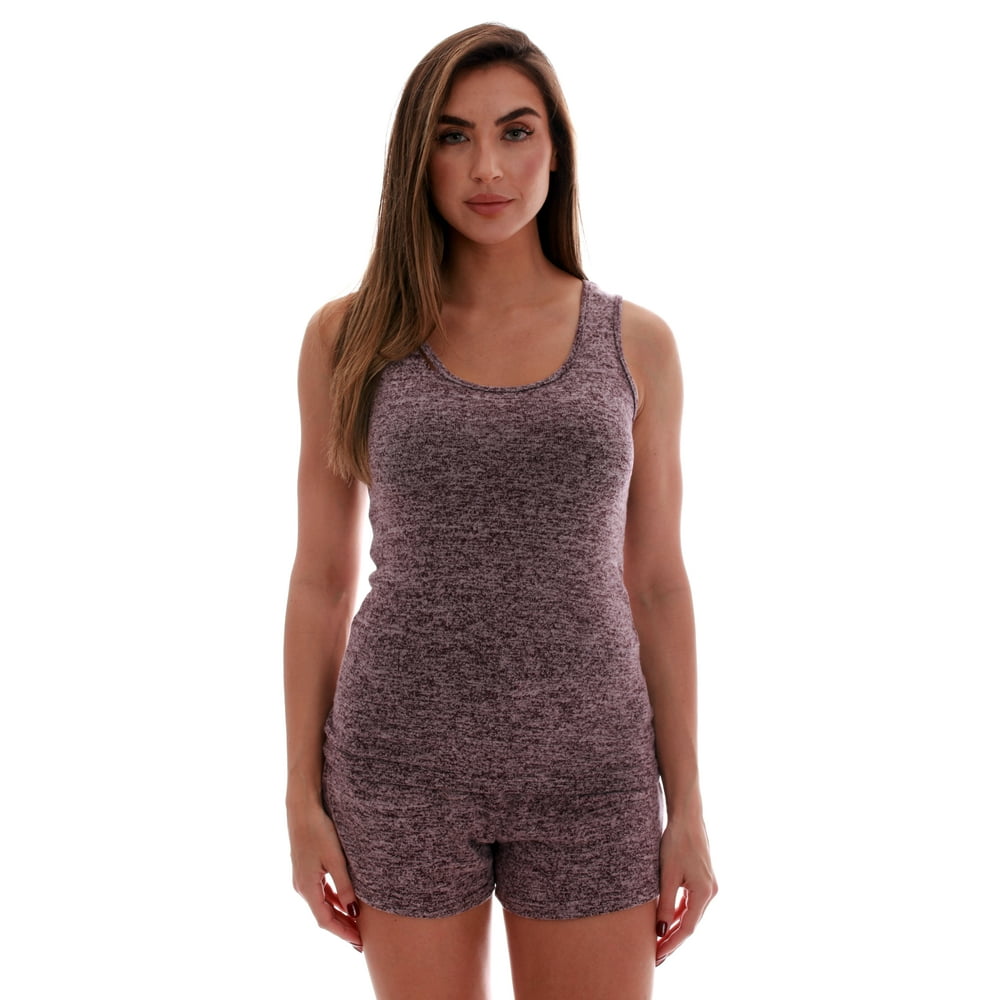 Followme Ultra Soft Loungewear Short Set for Women (Large, Burgundy