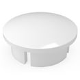 thumbnail image 6 of FORMUFIT F012IDC-WH-10 PVC Internal Domed End Cap, Furniture Grade, 1/2" Size, White , 10-Pack, 6 of 6