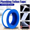 thumbnail image 2 of Cinta selladora impermeable de PTFE Pushglossy para fontaneros, 13 mm x 13,2 m, 2 of 7