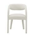 thumbnail image 5 of Modway Pinnacle Boucle Upholstered Dining Chair Set of Two in Ivory, 5 of 10