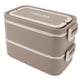 thumbnail image 5 of Contenedores De Almuerzo Aislados De Acero Inoxidable Apilables Bento Box 304 A Prueba De Fugas Para La Oficina De La Escuela, 5 of 8