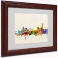 thumbnail image 2 of Trademark Fine Art "Manchester England Skyline" Canvas Art by Michael Tompsett, Wood Frame, 2 of 3