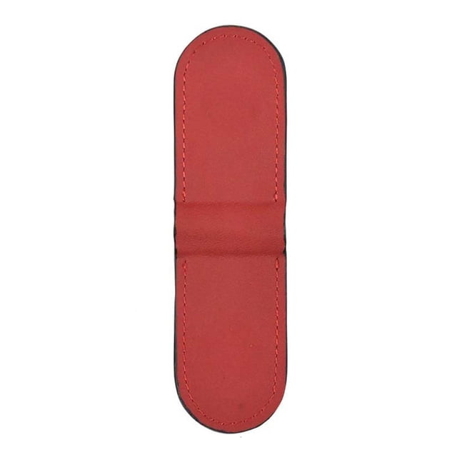 Clip magnético delgado para billetes, de piel, liso, para monedas, elegante, tarjetero de piel, cartera para hombre con clip para billetes