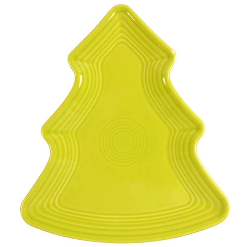 Open Box Homer Laughlin Fiesta Lemongrass (Intro 2009) Tree Shaped Plate 11187473