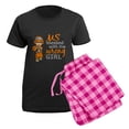 thumbnail image 5 of CafePress - Combat Girl MS Women's Dark Pajamas - Women's Short Sleeve Print T-Shirt and Pants Dark Cotton Pajama Set, 5 of 7