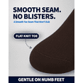 thumbnail image 5 of Special Essentials Diabetic Socks Crew for Men & Women – 6 Pairs of Non-Binding Moisture-Wicking Neuropathy Socks, 5 of 7