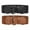 A-Black+Brown, variant on Women Elastic Wide Belt, Stretch Waist Belt for Dresses