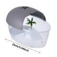 Small Aquarium Turtle Tank Reptile Terrarium Basking Island With Ramp