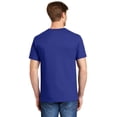 thumbnail image 4 of Hanes TAGLESS Men`s Pocket T-Shirt, S, Deep Royal, 4 of 7
