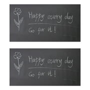 CNKOO Large Chalkboard Contact Paper Roll 17.7” x 78.7" - 5 Chalks Included - Chalk Board Paint Alternative Wallpaper - Adhesive Blackboard Wall Decal Vinyl - Chalkboard Black Stickers