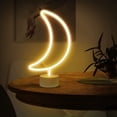thumbnail image 4 of TIMIFIS Moon Neon Light Round Base Battery LED Modeling Lamp Neon Lamp Wholesale Home Decoration Decoration Lamp String Christmas Lighting Christmas Decoration Supplies, 4 of 6