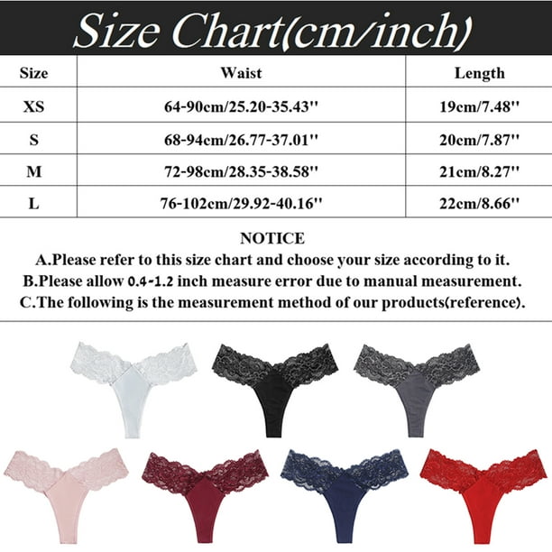 B91xZ Women's Cotton Brief Underwear Printing Basic Bikini Female  Panties,Pink L